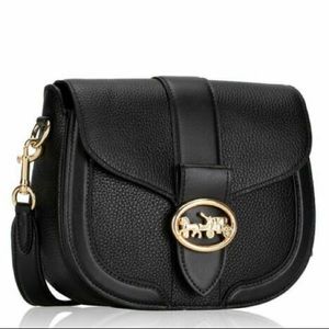 EUC Coach Georgie Saddle Crossbody Bag